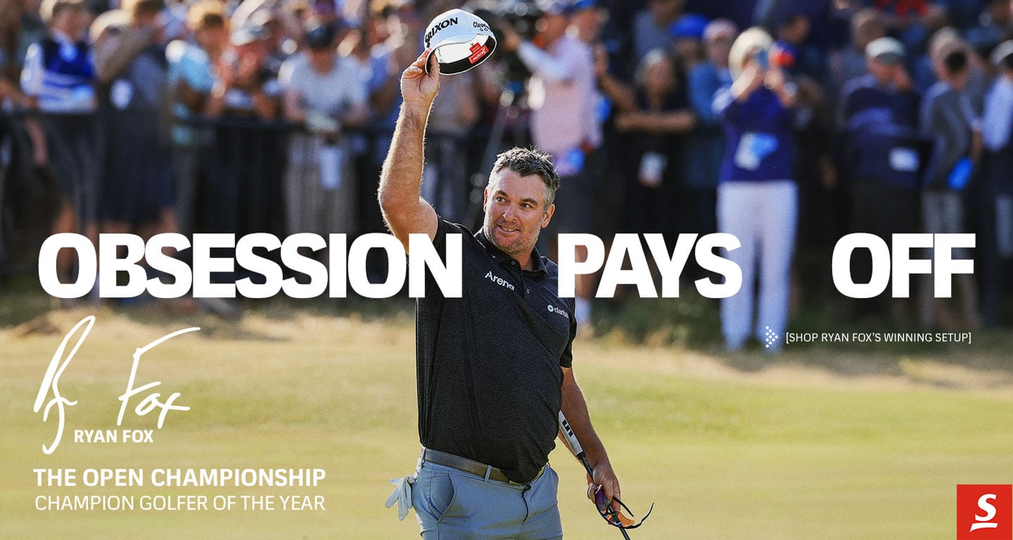 OBSESSION PAYS OFF RYAN FOX THE OPEN CHAMPIONSHIP CHAMPION GOLFER OF THE YEAR