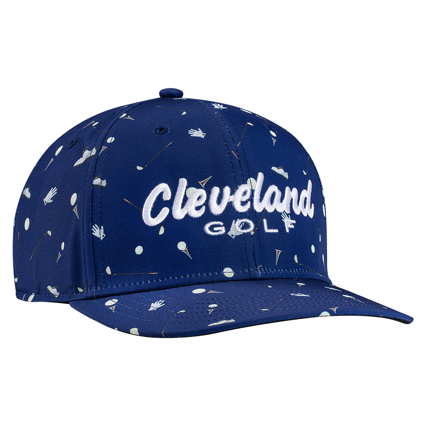 Cleveland Golf Print Hat,Blue