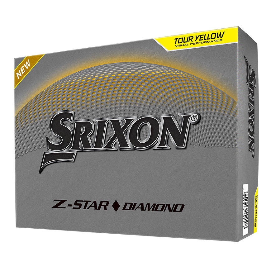 Z-STAR DIAMOND Golf Balls,Tour Yellow