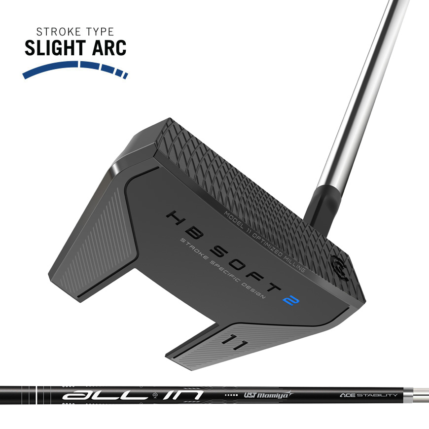 HB SOFT 2 Black Putter – Model 11S,