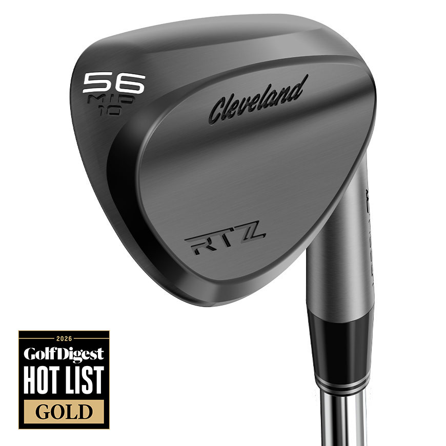 RTZ Black Satin Wedge 2026 Golf Digest Hot List Gold