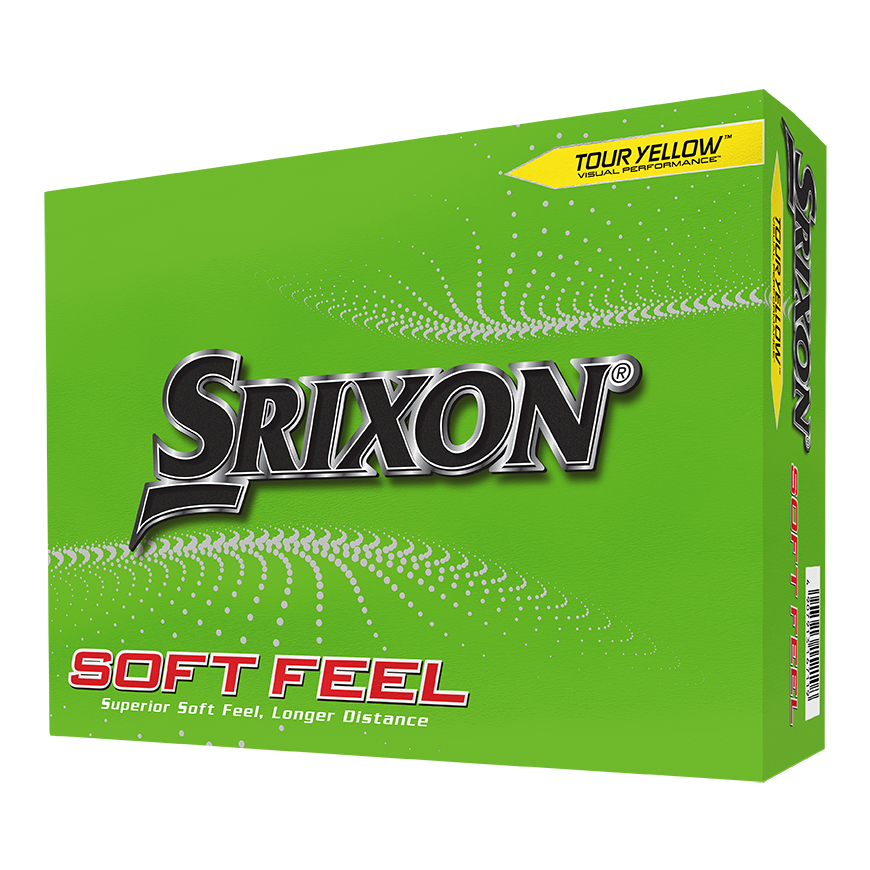 SOFT FEEL Golf Balls,Tour Yellow