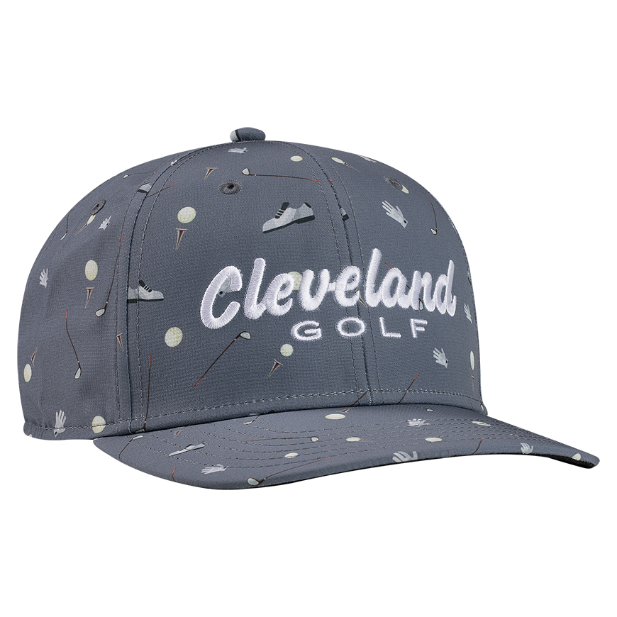 Cleveland Golf Print Hat,Grey