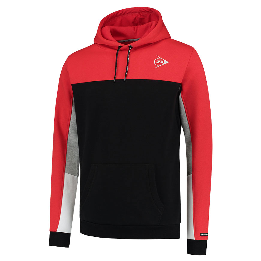 Mens Hoodie,Red/Black