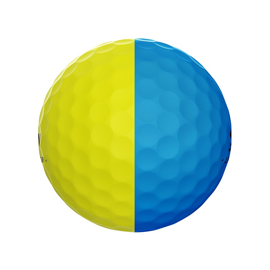 Q-STAR TOUR DIVIDE Golf Balls,Yellow/Blue image number null