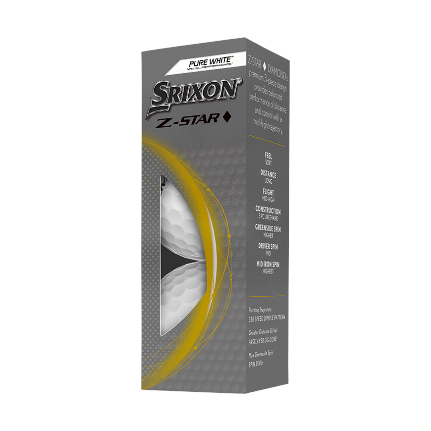 Z-STAR DIAMOND Golf Balls,Pure White image number null