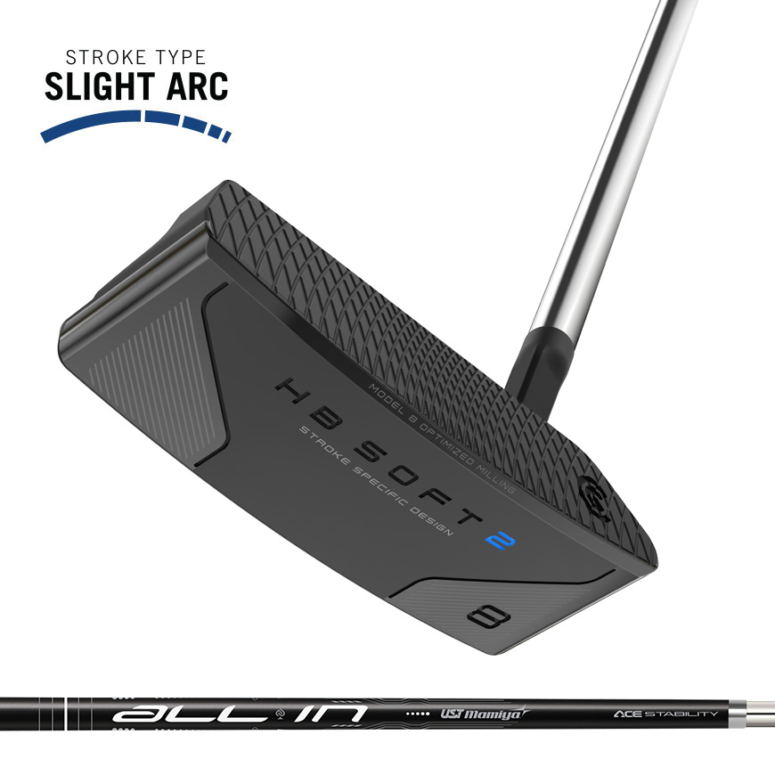 HB SOFT 2 Black Putter – Model 8S,