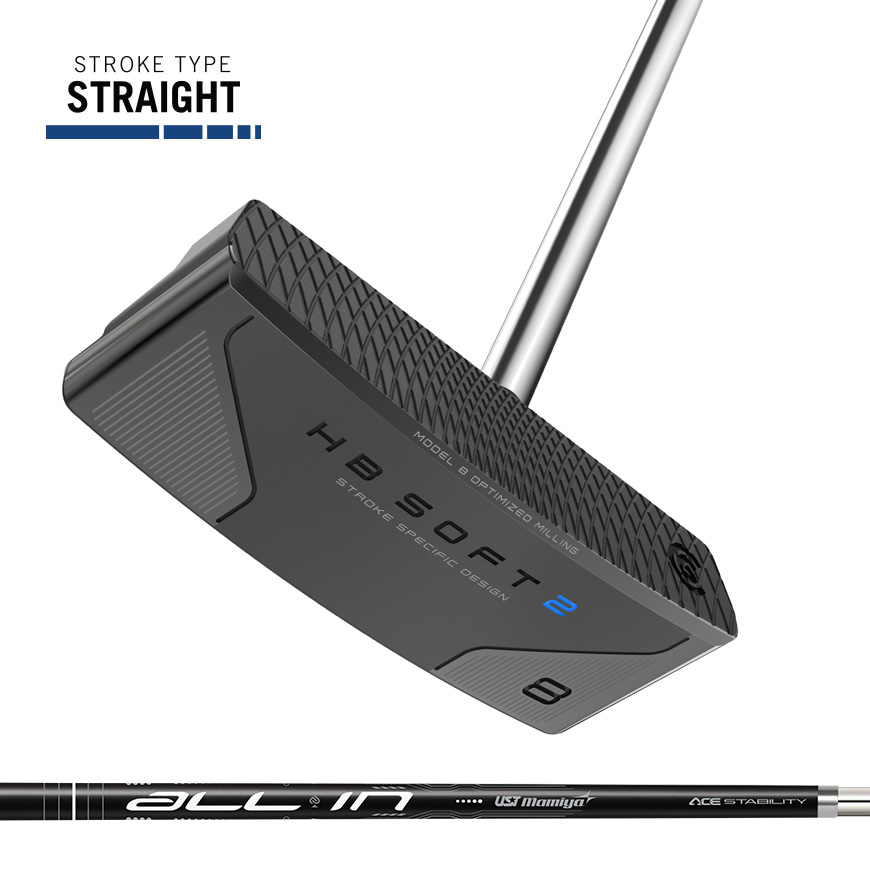 HB SOFT 2 Black Putter – Model 8C,