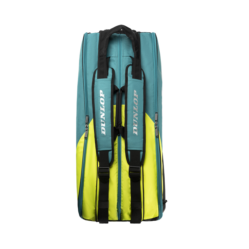 SX Performance 8 Racket Thermo Bag,Black/Yellow/Teal image number null