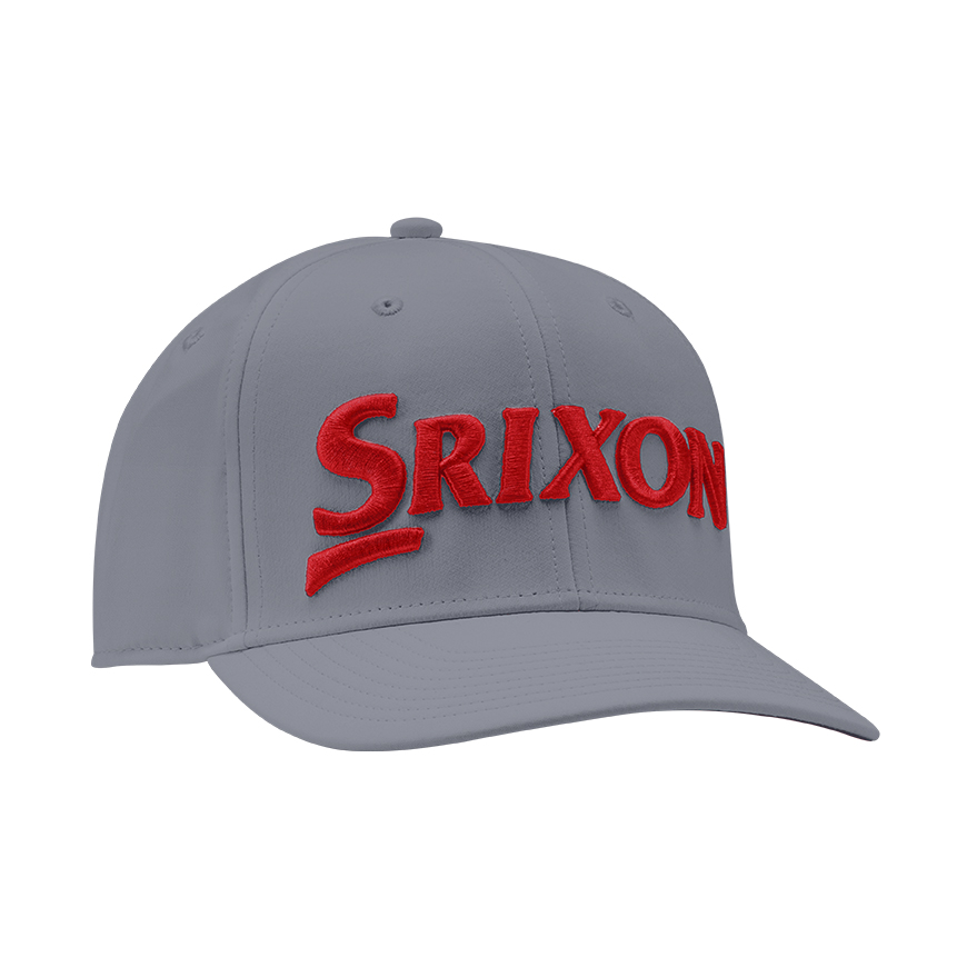 Authentic Structured Cap,Grey/Red