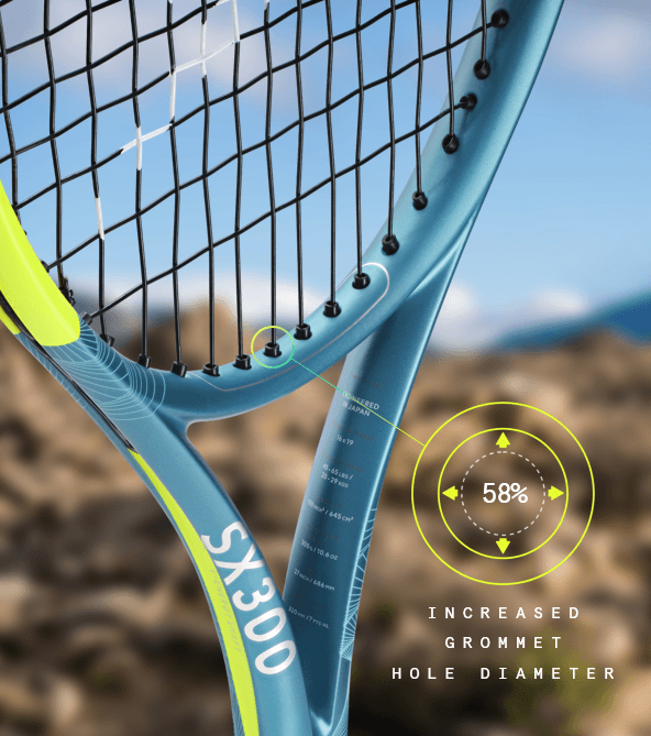 SX 300 Lite | 58% Increased Grommet Hole Diameter