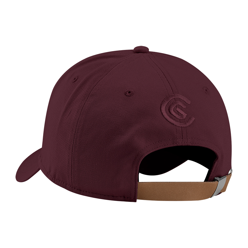 Cleveland Golf Leather Patch Hat,Maroon image number null